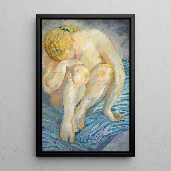 Studium aktu kobiecego - Franz Marc — oprawiony obraz na ścianie