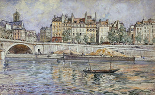 Frdric Houbron - Le quai de lHteldeVille et le pont LouisPhilippe.webp