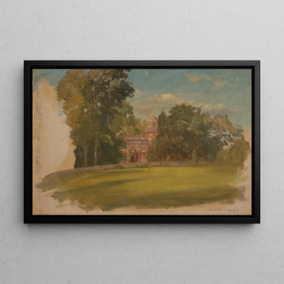 Frederic Edwin Church - House in Hudson New York.webp