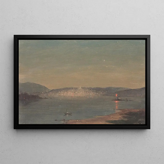 Frederic Edwin Church - Night View of a Seaport.webp