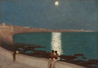 Frederic Leighton - The Bay of Cadiz Moonlight.webp