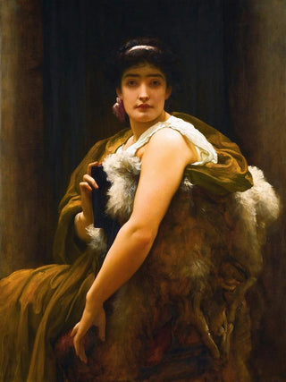 Frederic Leighton - Twixt Hope And Fear.webp
