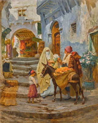 Frederick Arthur Bridgman - The orange seller.webp