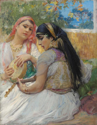 Frederick Arthur Bridgman - Two young Algerians.webp