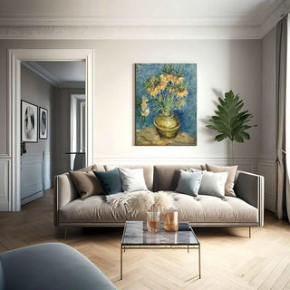 Fritillaires, couronne impériale dans un vase de cuivre - Vincent Van Gogh | Reproduction Tableau Décoration murale affiche copie