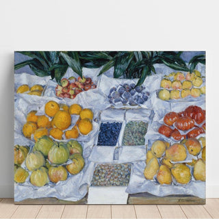 Fruits présentés sur un support - Gustave Caillebotte | Reproduction Tableau Décoration murale affiche copie