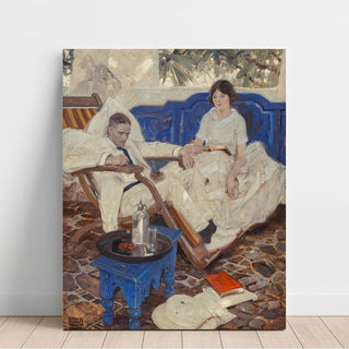 Gad, dit Heseltine à Peril, si le docteur peut seulement me maintenir en vie assez longtemps - Dean Cornwell | Reproduction Tableau Décoration murale affiche copie