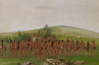 George Catlin - Archery of The Mandan.webp