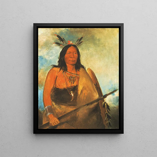 George Catlin - KotsOKRoK Hair of The Bulls Neck a Chief.webp