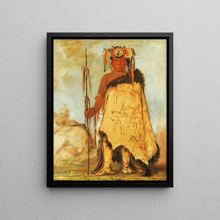 George Catlin - LaWeReCooReShawWee War Chief a Republican Pawnee.webp