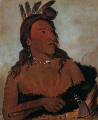 George Catlin - MahTCheGa Little Bear a Hunkpapa Brave.webp