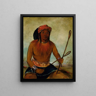 George Catlin - TulLockChshKo Drinks The Juice of The Stone.webp