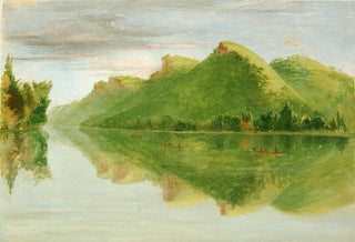 George Catlin - View On The Upper Mississippi Beautiful Prairie Bluffs.webp