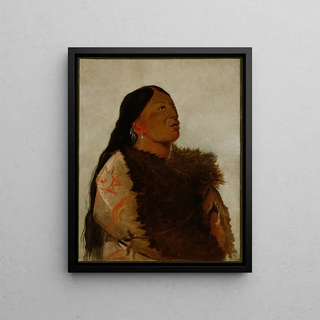 George Catlin - Wife of The Six.webp