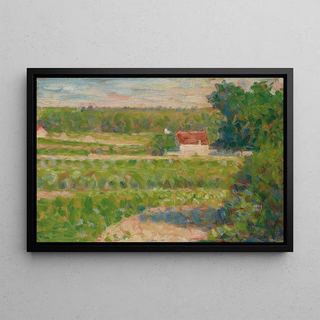 Georges Seurat - La Maison au toit rouge.webp