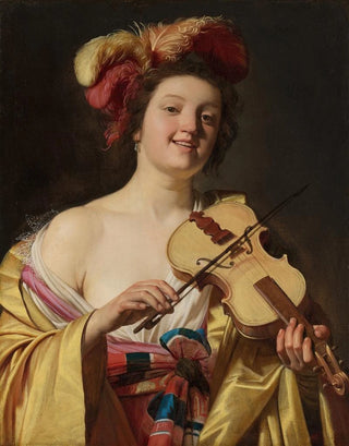 Gerard van Honthorst - The Violin Player.webp