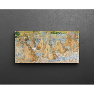 Gerbes de blé - Vincent van Gogh | Reproduction Tableau Décoration murale affiche copie