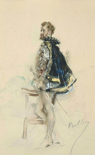 Giovanni Boldini - Raphal Duflos dans le rle dHenri III.webp
