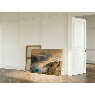 Glacier de Grand Croux, Cogne - Edward Theodore Compton | Reproduction Tableau Décoration murale affiche copie