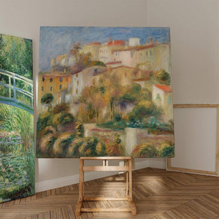 Groupe de maisons sur un coteau - Pierre-Auguste Renoir | Reproduction Tableau Décoration murale affiche copie