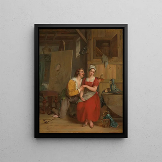 Gustaf Wappers - Anthony van Dyck wooing his Model.webp