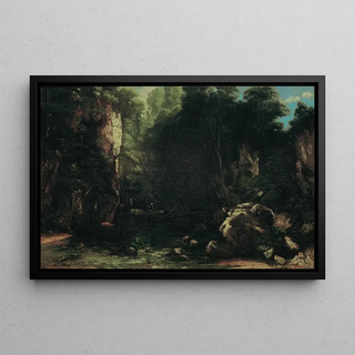 Gustave Courbet - Der Schattige Bach.webp