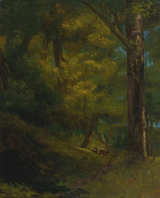 Gustave Courbet - Deux chevreuils dans la fort.webp