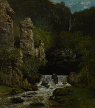 Gustave Courbet - Landscape with a Waterfall.webp
