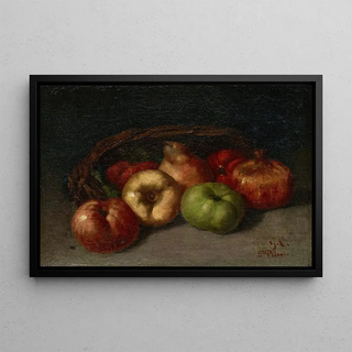 Gustave Courbet - Still Life with Apples Pear and Pomegranates.webp