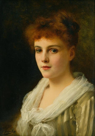 Gustave Jean Jacquet - An auburn haired beauty.webp