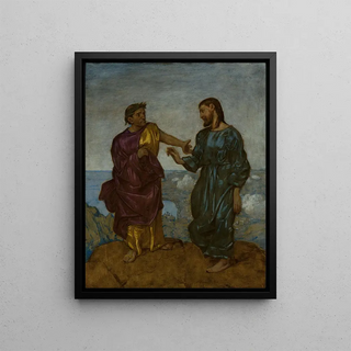 Hans Thoma - Temptation of Christ.webp