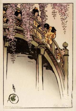 Helen Hyde - Moon Bridge at Kameido.webp