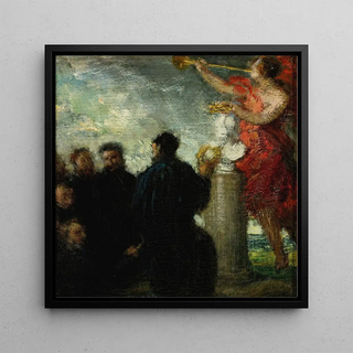 Druk artystyczny | Hołd dla Eugène'a Delacroix - Henri Fantin-Latour