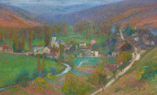 Henri Martin - Vue gnrale de Labastide du Vert du haut du parc de Marquayrol.webp