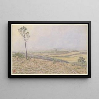 Henri Rivire - Morgat landes de Lequiffiniec dans la brume.webp