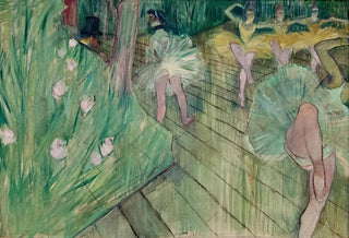 Henri de ToulouseLautrec - Ballet Scene.webp
