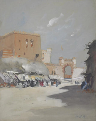 Hercules Brabazon Brabazon - Village on the Red Sea.webp