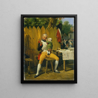 Horace Vernet - The Veteran at Home.webp