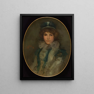 James Abbott McNeill Whistler - Blue and Coral The Little Blue Bonnet.webp