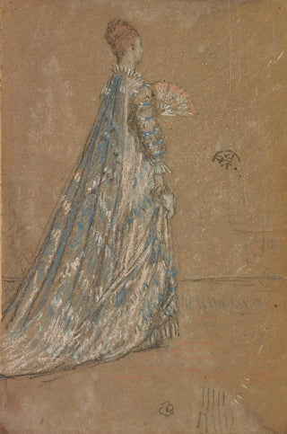 James Abbott McNeill Whistler - The Blue Dress.webp