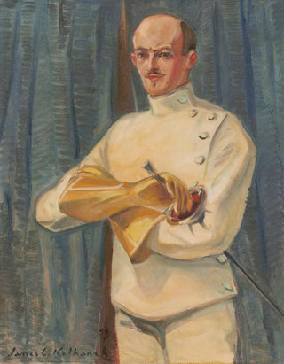 James C Kulhanek - The Fencer James C Kulhanek self portrait.webp
