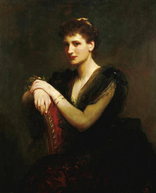 James Sant - Portrait Of A Seated Lady.webp