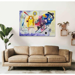 Jaune Rouge Bleu - Wassily Kandinsky | Reproduction Tableau Décoration murale affiche copie