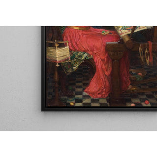 Je suis à moitié malade d’ombres, dit la Dame de Shalott - John William Waterhouse | Reproduction Tableau Décoration murale affiche copie