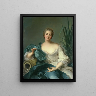 JeanMarc Nattier - Portrait of Madame MarieHenriette Berthelot de Plneuf.webp