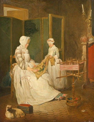 Jean Simon Chardin - The Diligent Mother.webp
