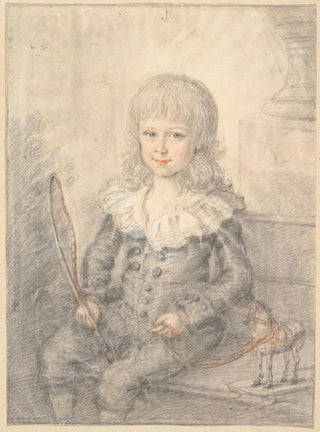 Jens Juel - Portrt af dreng med en legetjshest.webp