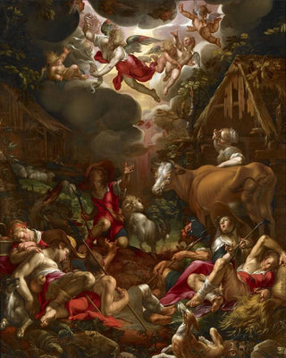 Joachim Wtewael - Annunciation To The Shepherds.webp