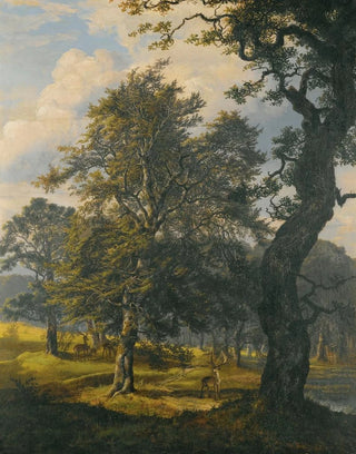 Johan Christian Dahl - Dyrehaven Near Copenhagen.webp