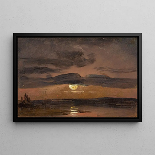 Johan Christian Dahl - The Elbe by Moonlight.webp